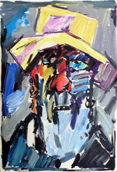 Jewish Man With a Yellow Hat Picture