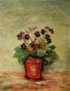 African Violets in a Vase