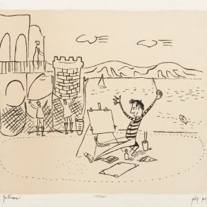 צייר על החוף