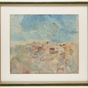 ירושלים / פנים עם אקווריום (דו-צדדי)