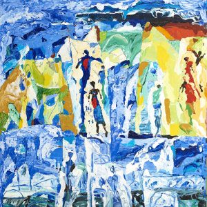 נוף עירוני בזריחה