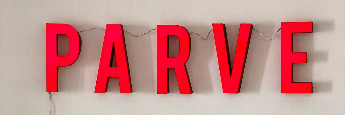 Arik Weiss, Parve, 2018, neon & plexiglass w