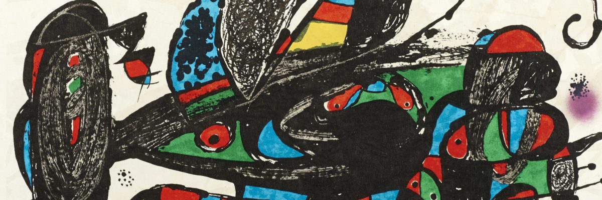 Escultor Iran, 1974-75, lithograph on paper, signed an numbered 11 of 50, 20x40cm w