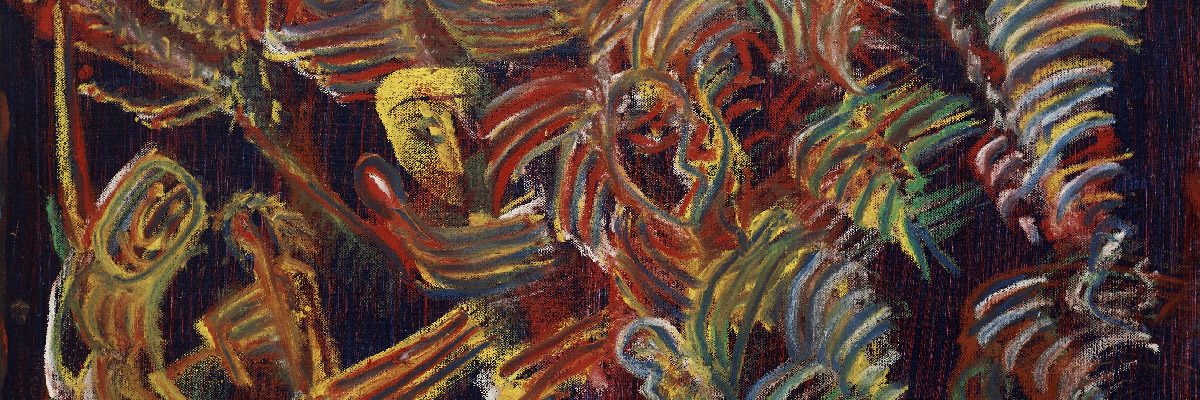 Malachi - Untiteld, late 2010s, oil on canvas, 84x64cm w