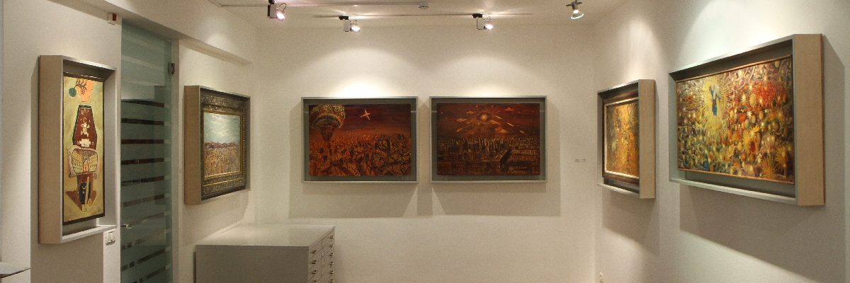 Moshe Elnathan - Dreams of Peace & Prophecies of War exhibition view 1