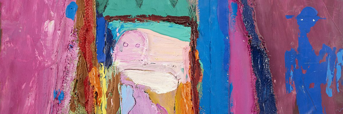 Untitled, mixed media (acrylic, wood, cloth, thread) on board, 42.5x50cm w